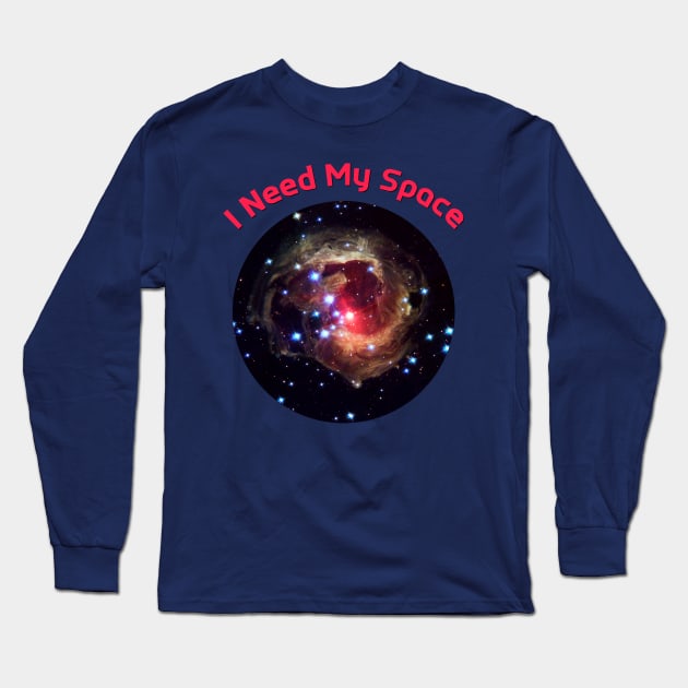 I Need My Space V838 Mon MilkyWay Nebula Long Sleeve T-Shirt by LittleBean